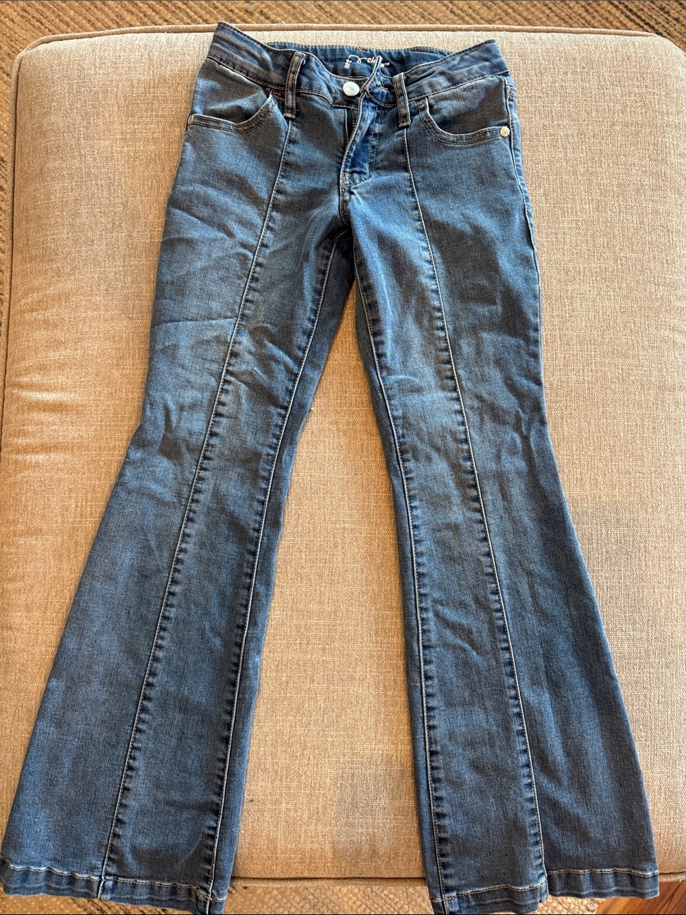 art class Dark Blue Flare Jeans for Kids